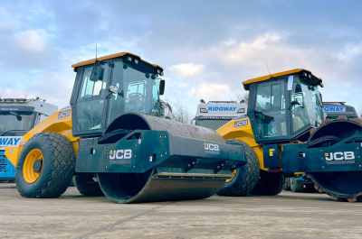 Ridgway Rentals takes delivery of the first JCB rollers in the country.