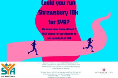 Run the Shrewsbury 10K for SYA