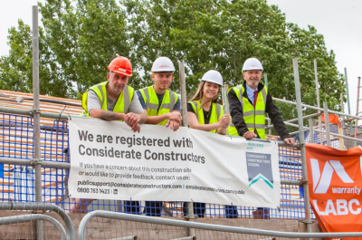 ‘Excellent’ Considerate Constructor status granted at Wem Bungalows